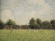 Camille Pissarro grass oil painting artist